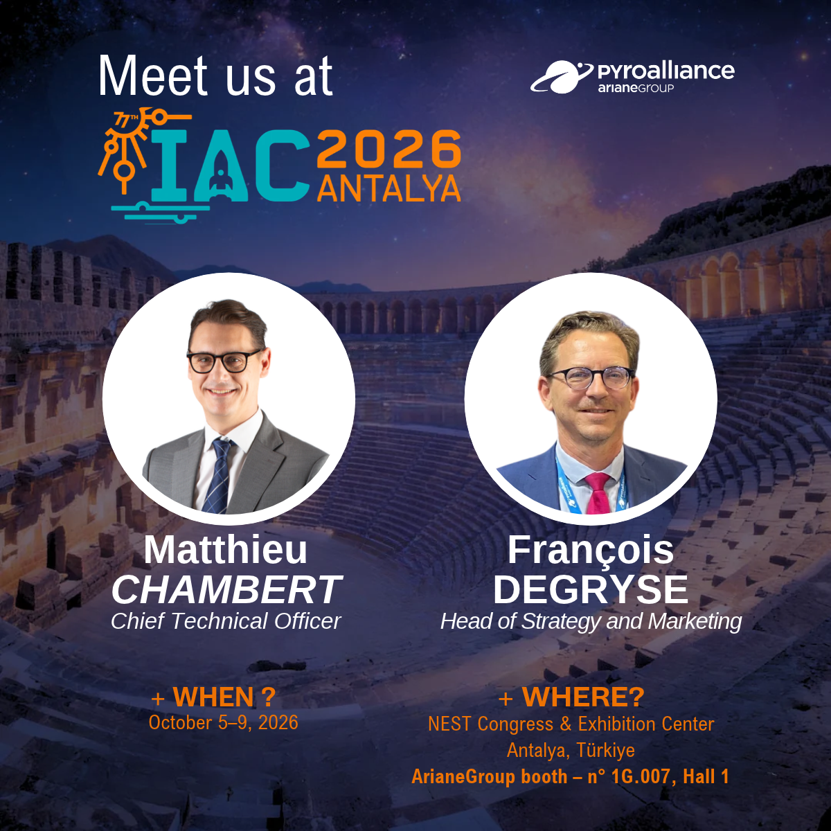 Meet us at IAC 2026